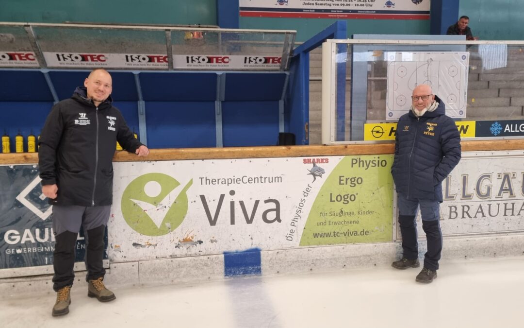 TherapieCentrum Viva ist Goldpartner der Sharks